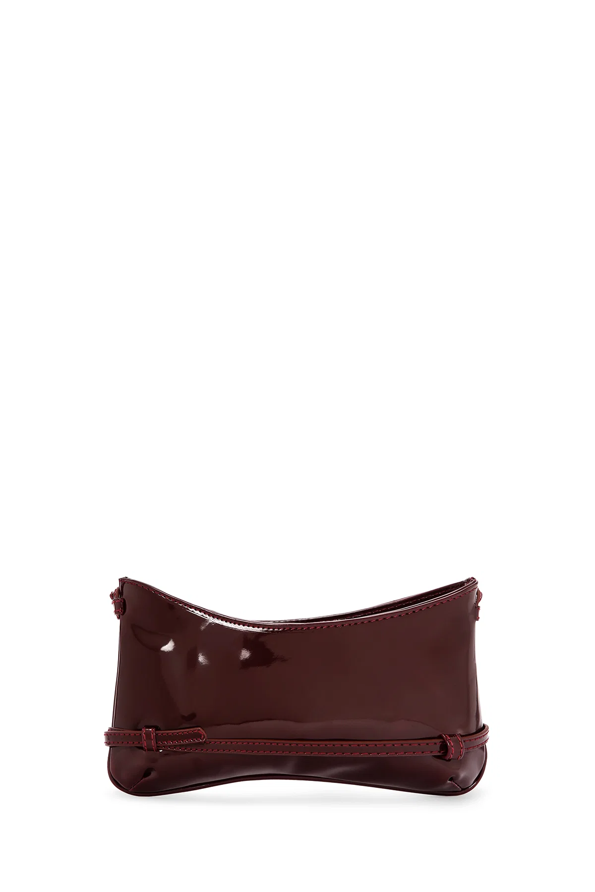Kadın Bordo Rugan Omuz Çantası - Image 5