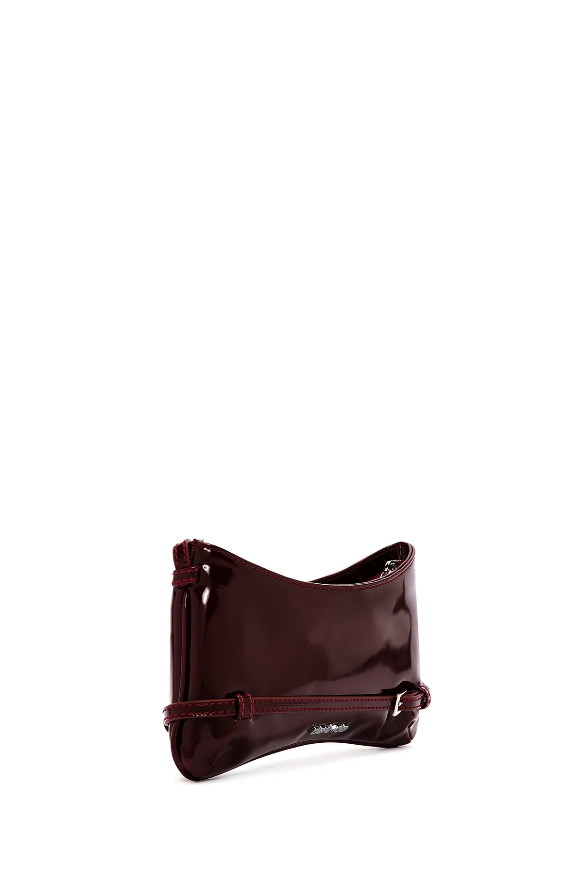 Kadın Bordo Rugan Omuz Çantası - Image 6