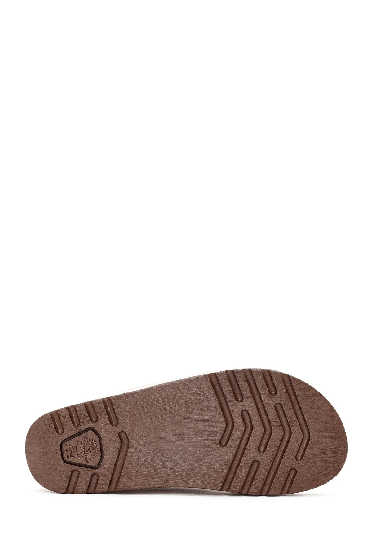 Kadın Bronz Çift Tokalı Comfort Terlik - Image 4