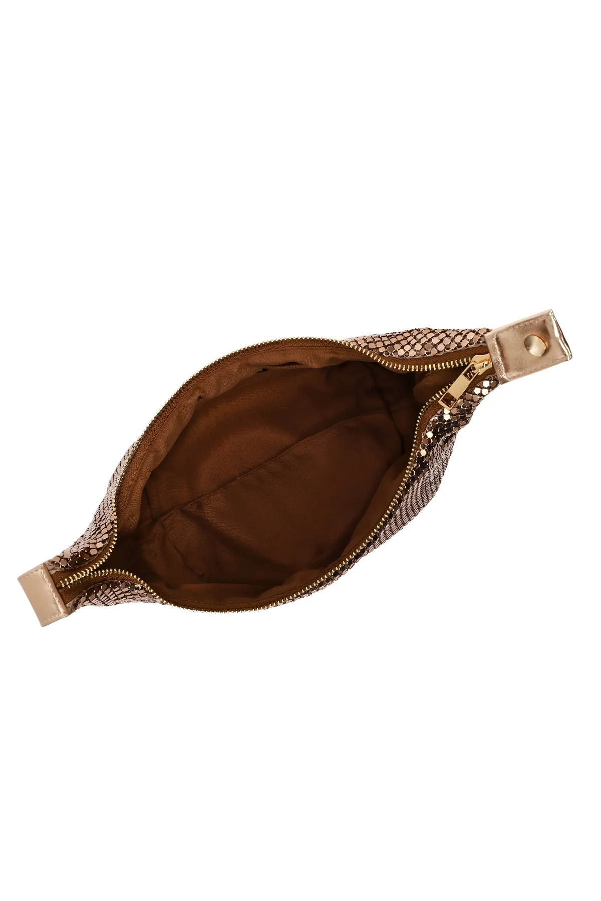 Kadın Bronz Pullu Mini Kol Çantası - Image 6