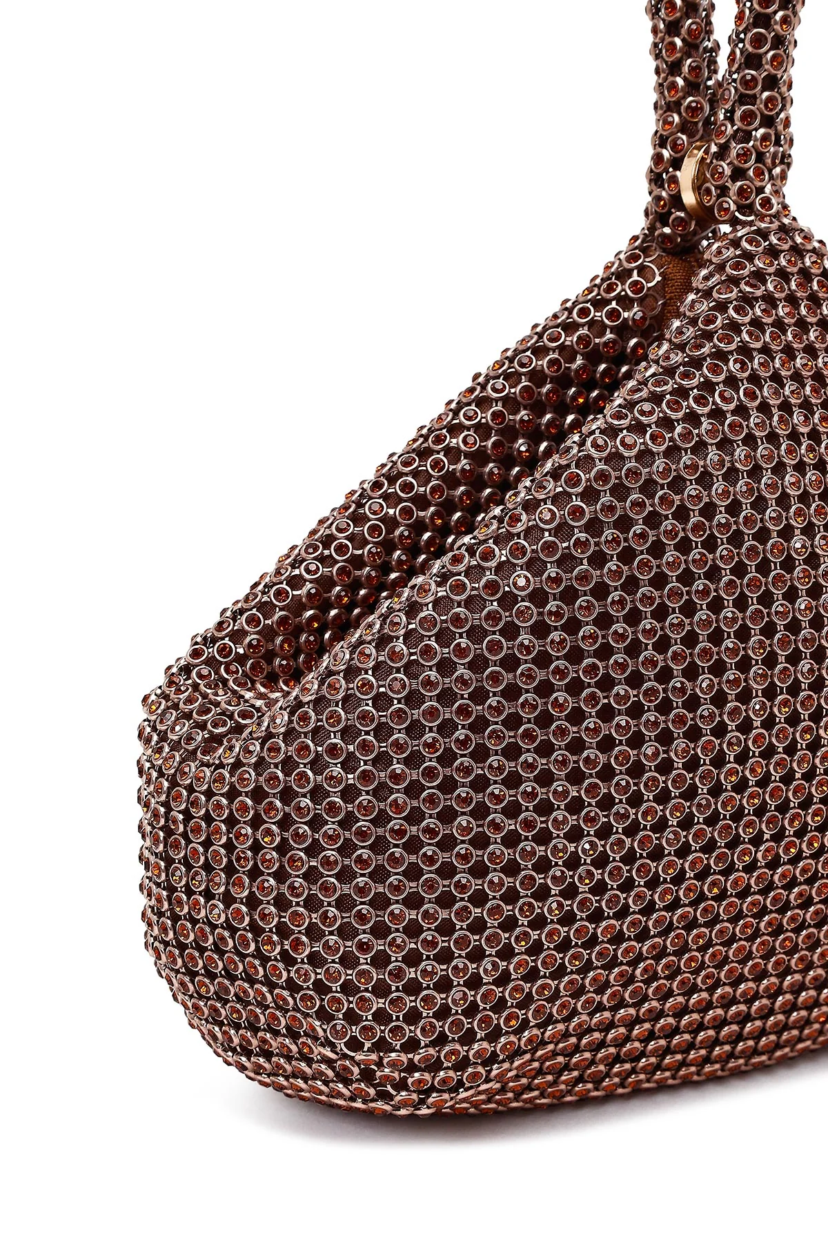 Kadın Bronz Taşlı Mini Abiye Çanta - Image 9