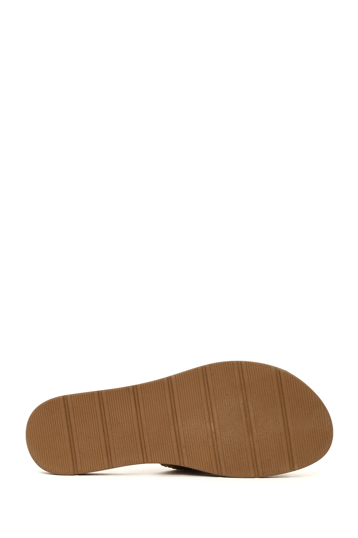 Kadın Camel Hasır Terlik - Image 5