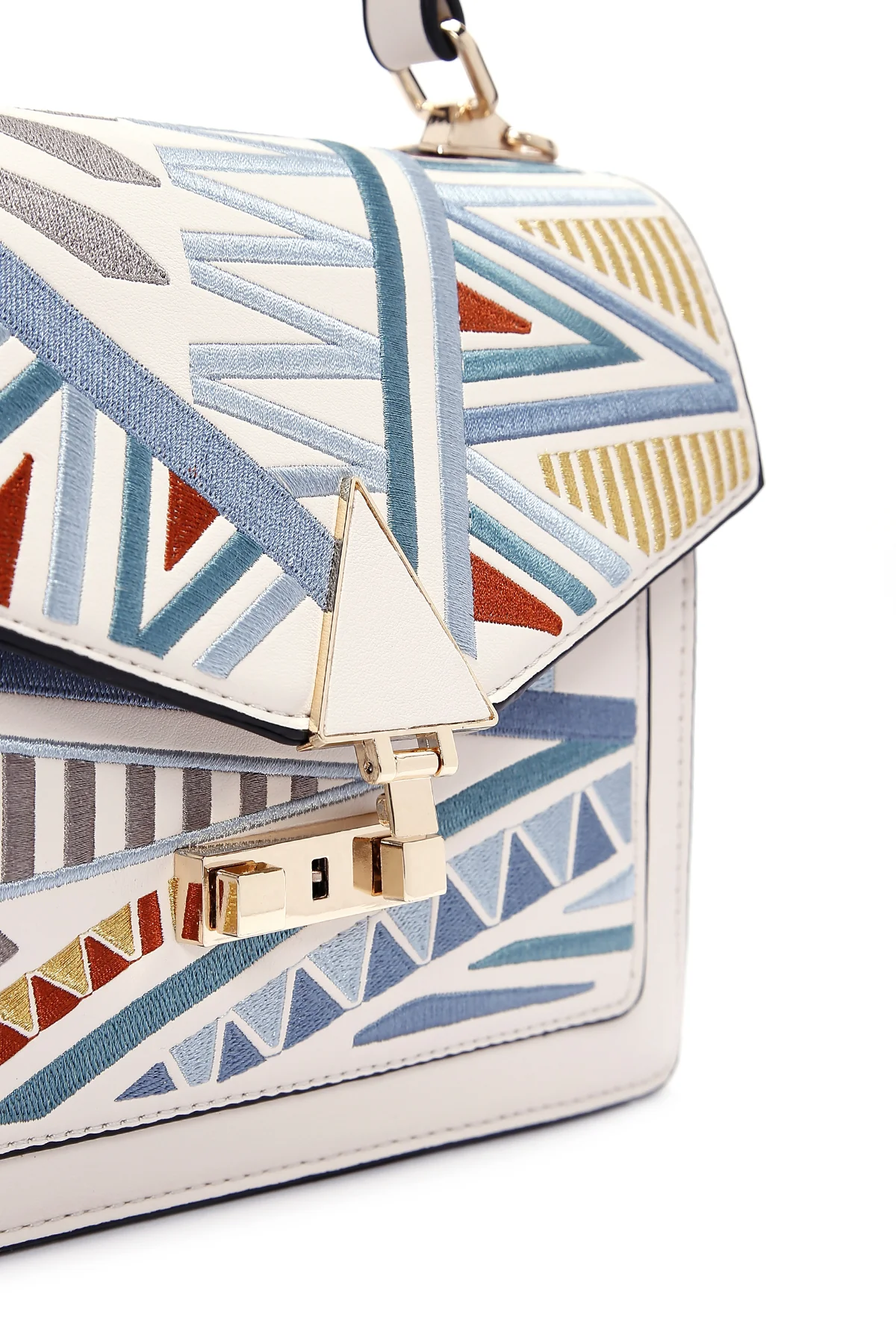 Kadın Çok Renkli Baskılı Uzun Askılı Kol Çantası - Image 9