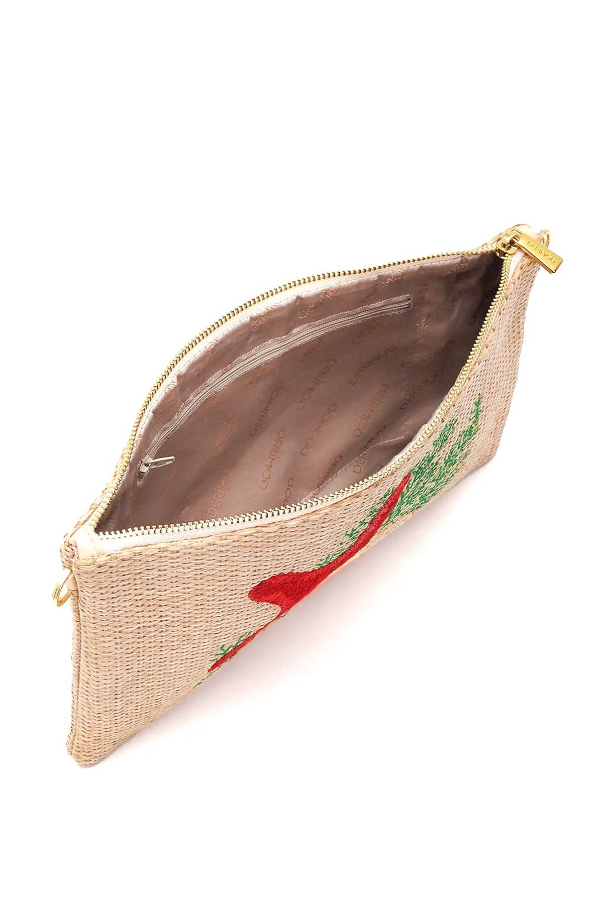Kadın Çok Renkli Kumaş Portföy - Image 6