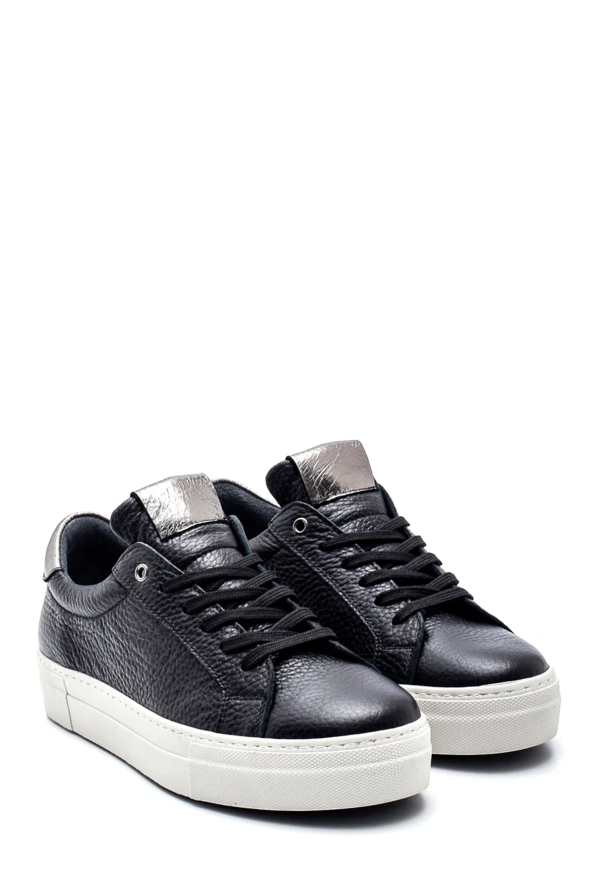 Kadın Deri Casual Sneaker - Image 3