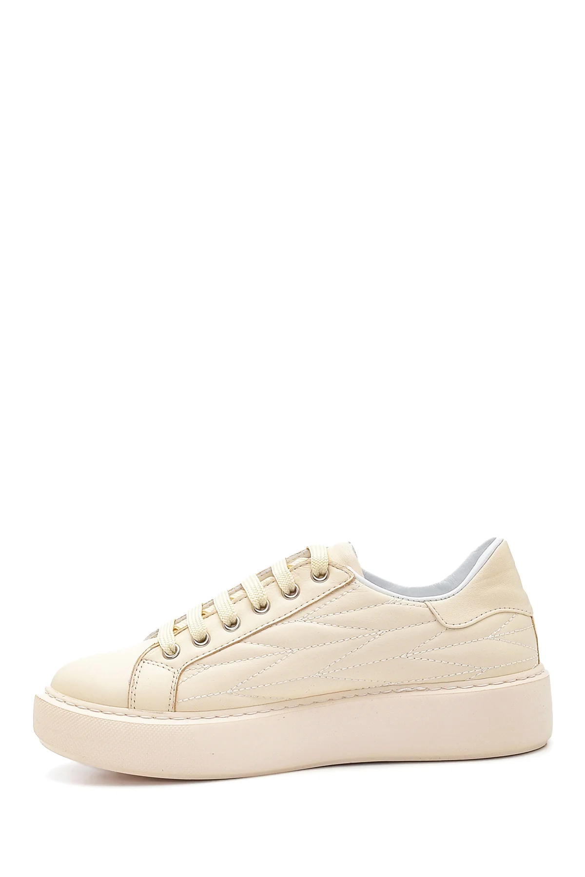 Kadın Deri Desenli Sneaker - Image 2