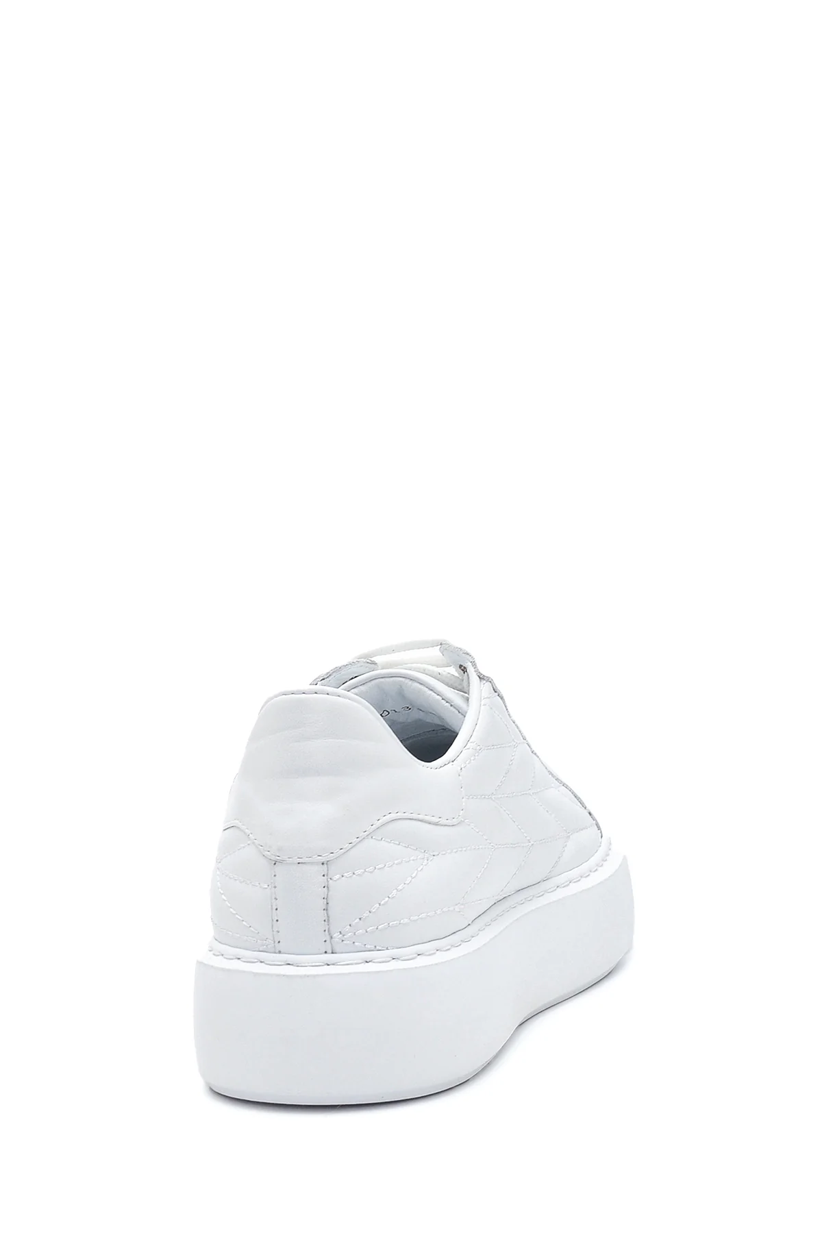 Kadın Deri Desenli Sneaker - Image 5