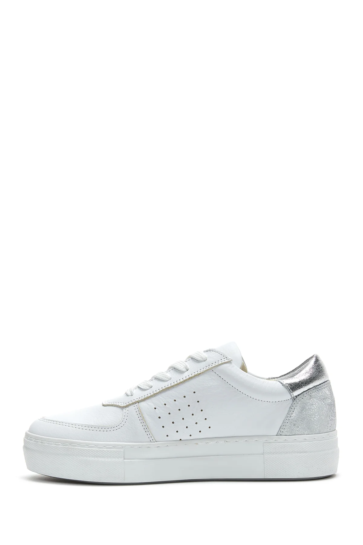 Kadın Deri Fermuarlı Sneaker - Image 2