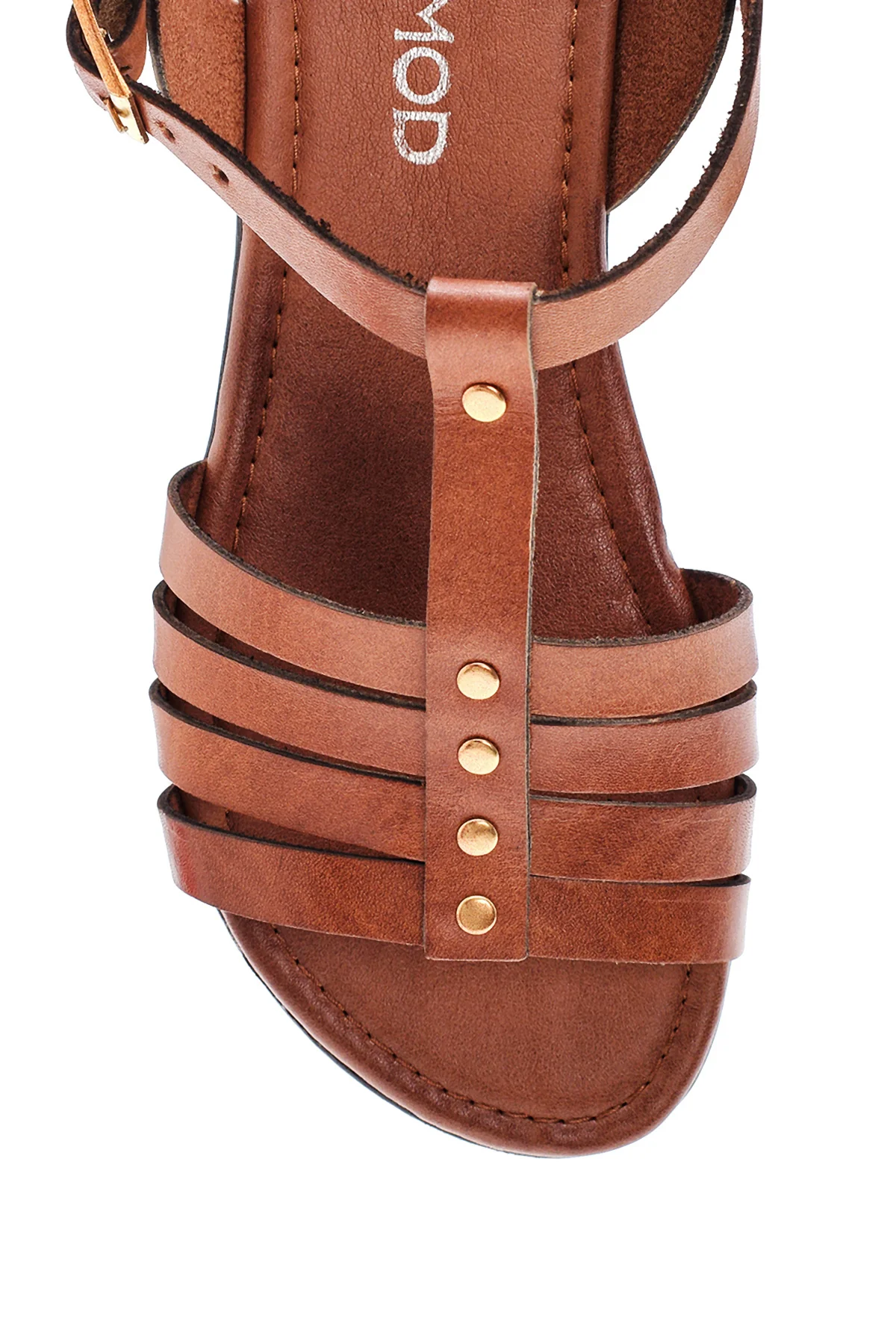 Kadın Deri Metal Detaylı Bodrum Sandalet - Image 5