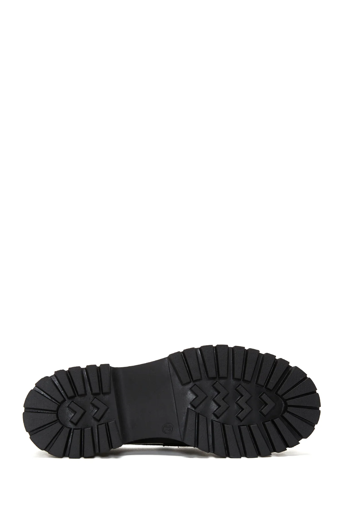 Kadın Deri Rugan Kalın Tabanlı Loafer - Image 4