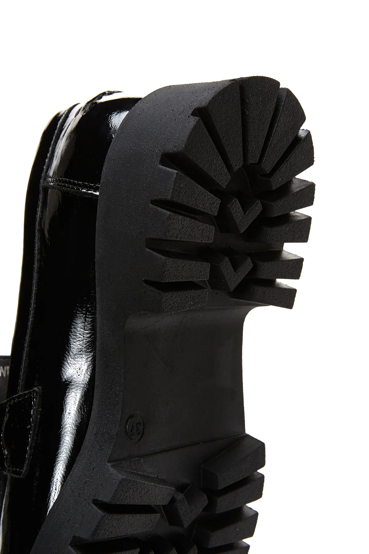 Kadın Deri Rugan Kalın Tabanlı Loafer - Image 8