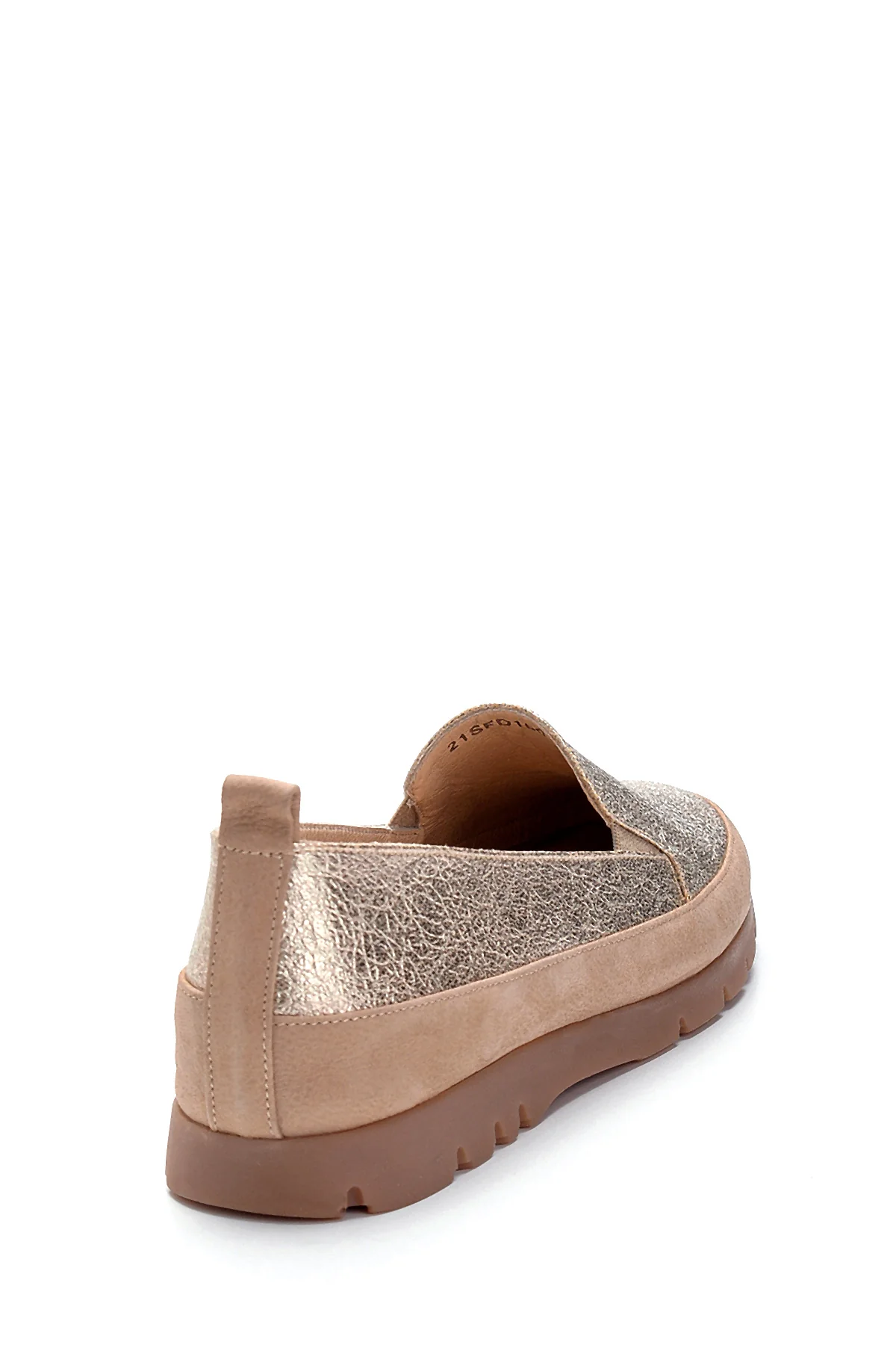 Kadın Deri Sim Detaylı Loafer - Image 11