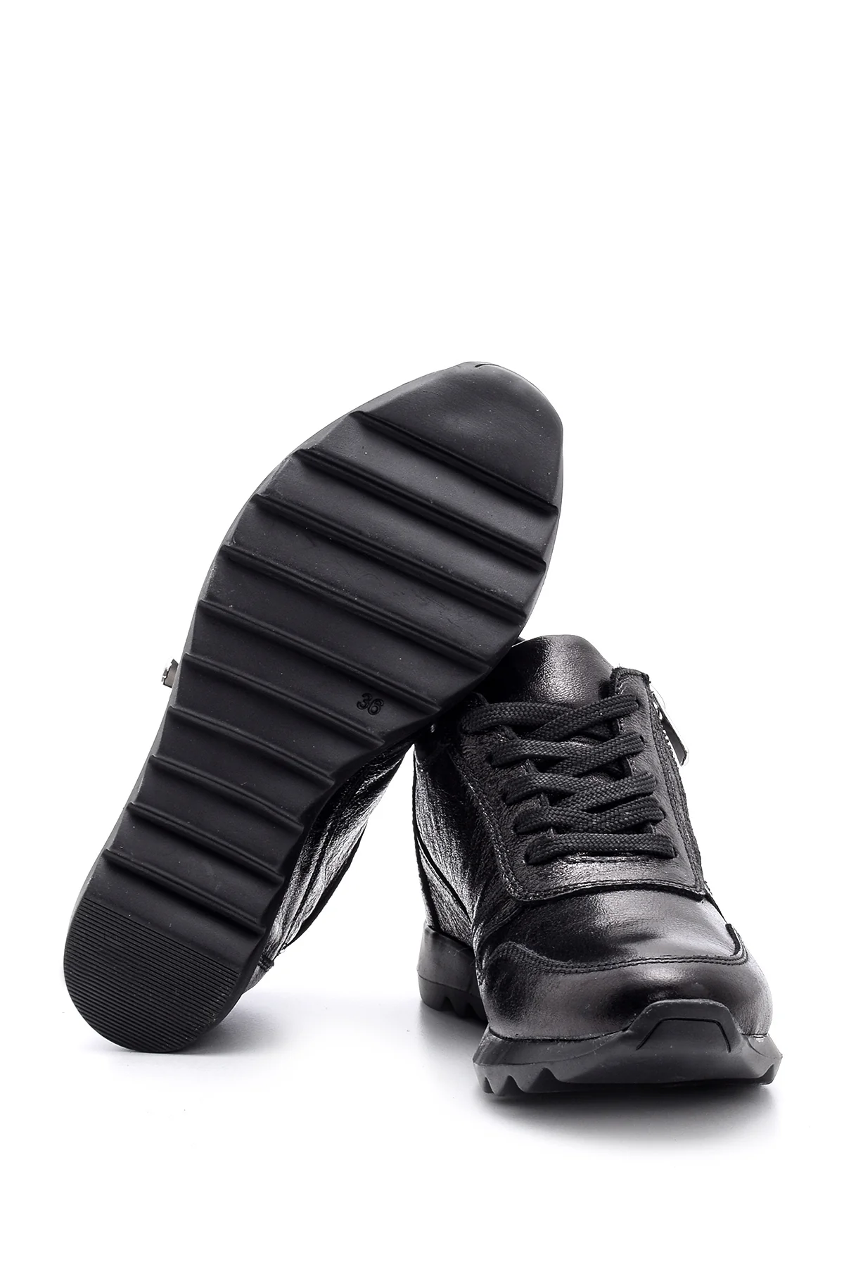 Kadın Deri Sneaker - Image 4