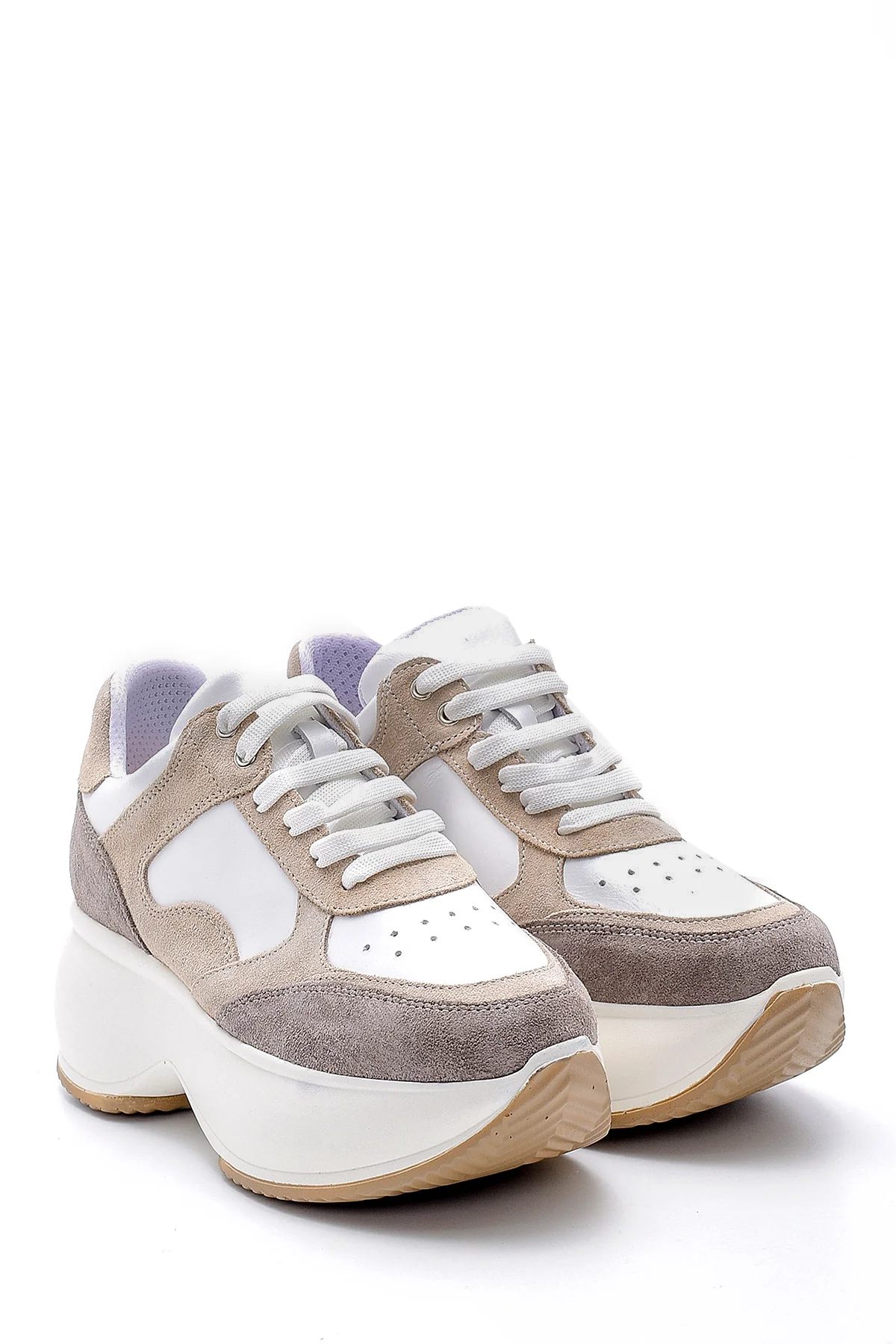 Kadın Deri Sneaker - Image 3