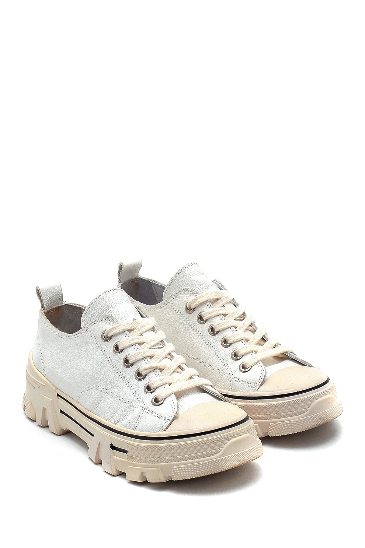 Kadın Deri Sneaker - Image 3