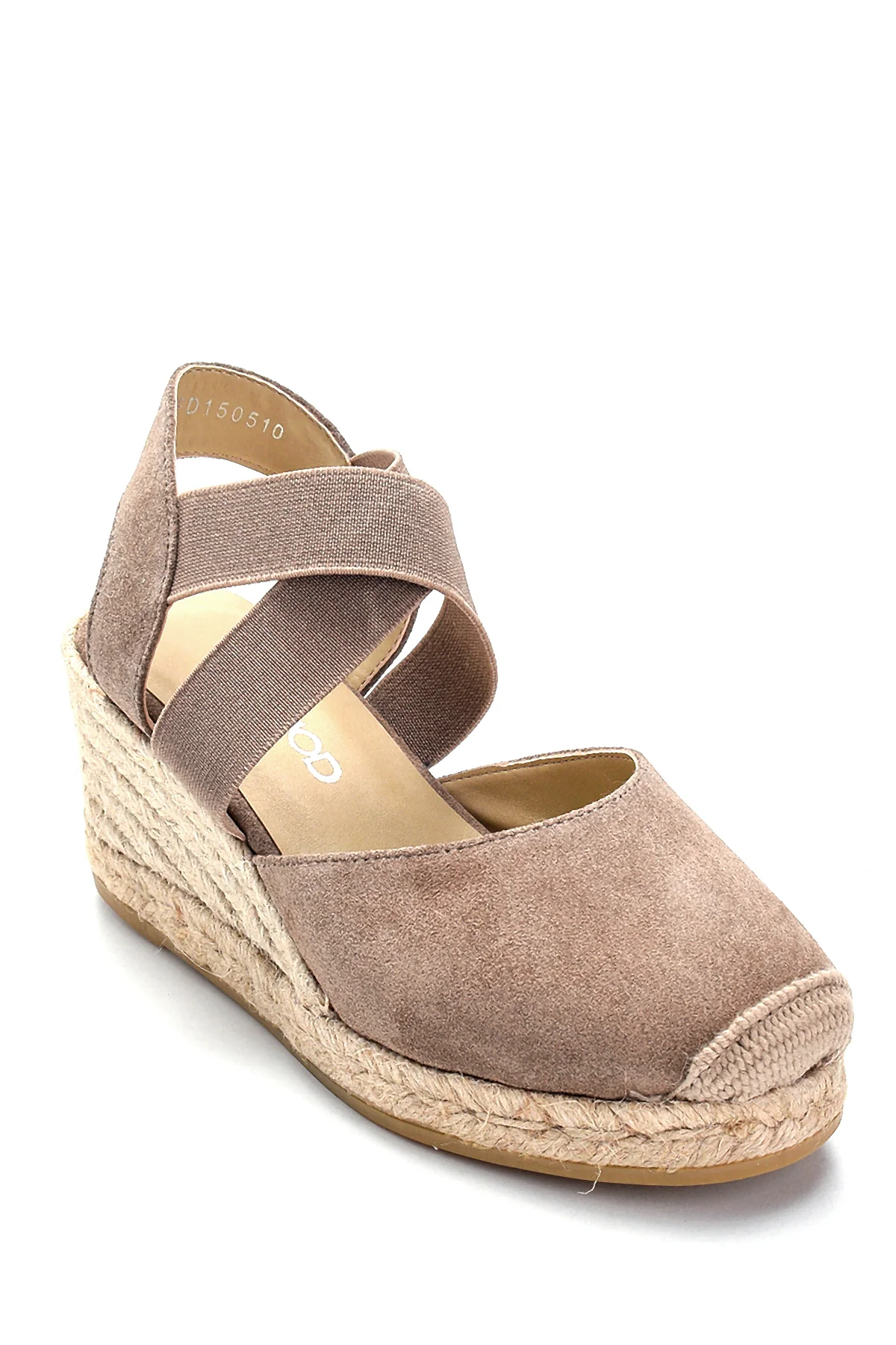 Kadın Deri Süet Detaylı Espadril - Image 2