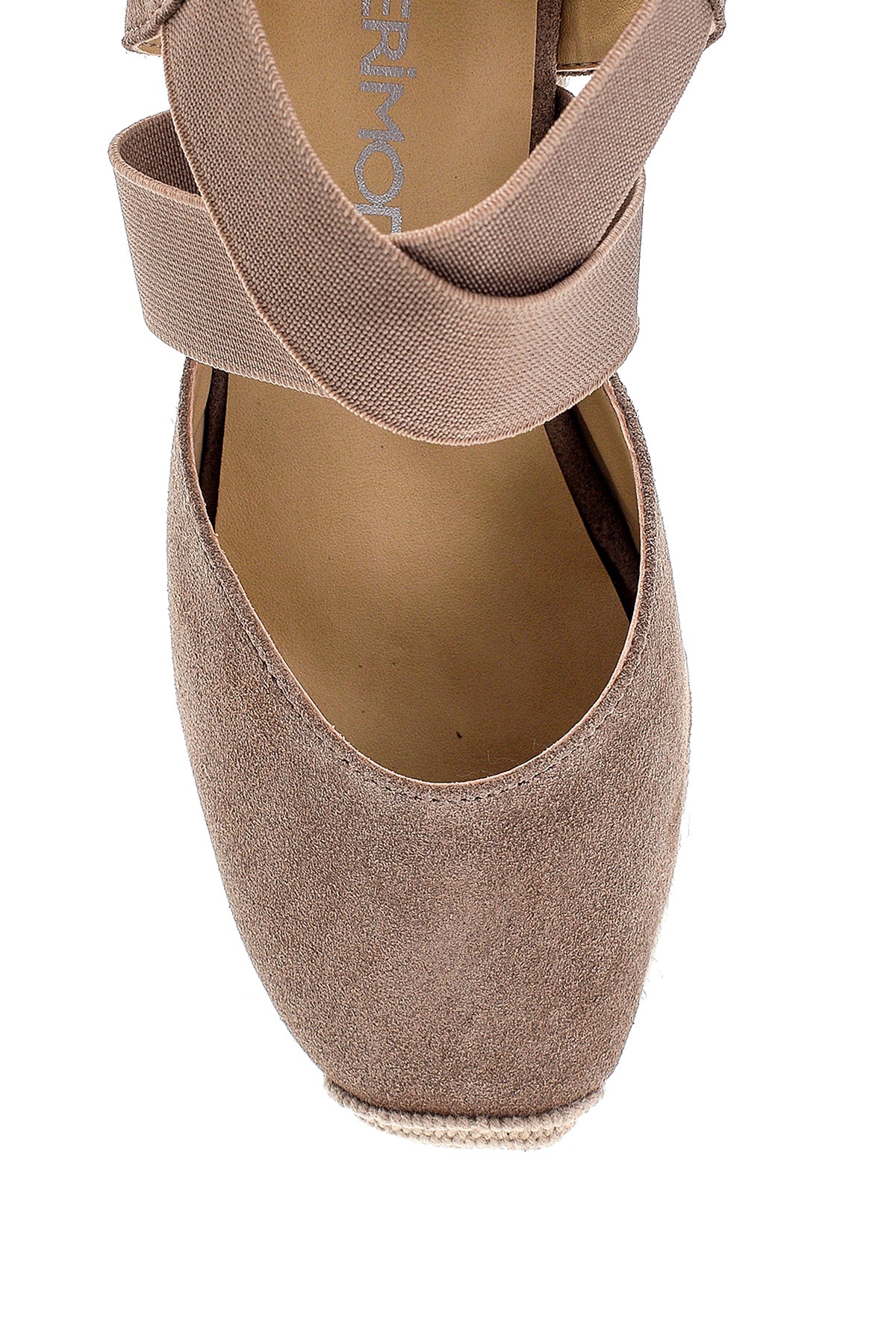 Kadın Deri Süet Detaylı Espadril - Image 5