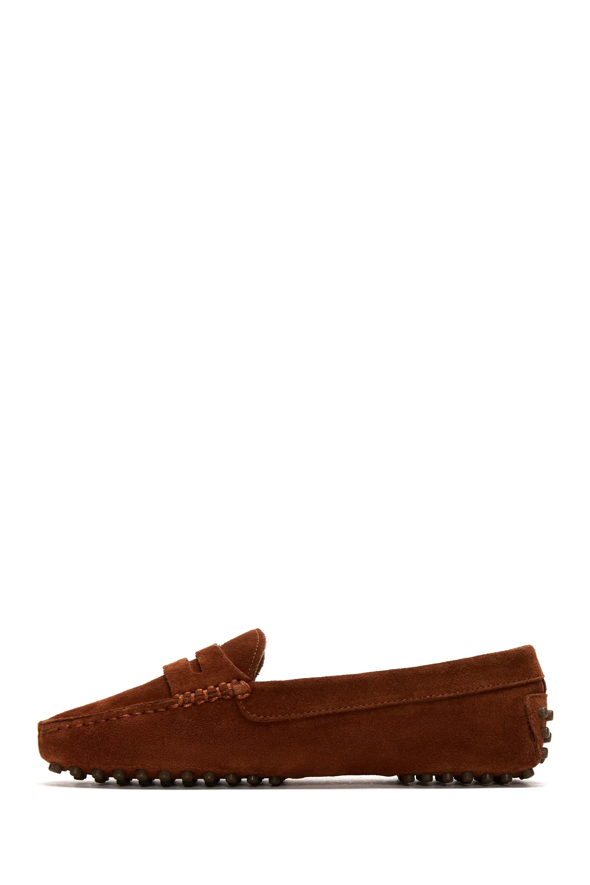 Kadın Deri Süet Loafer - Image 2