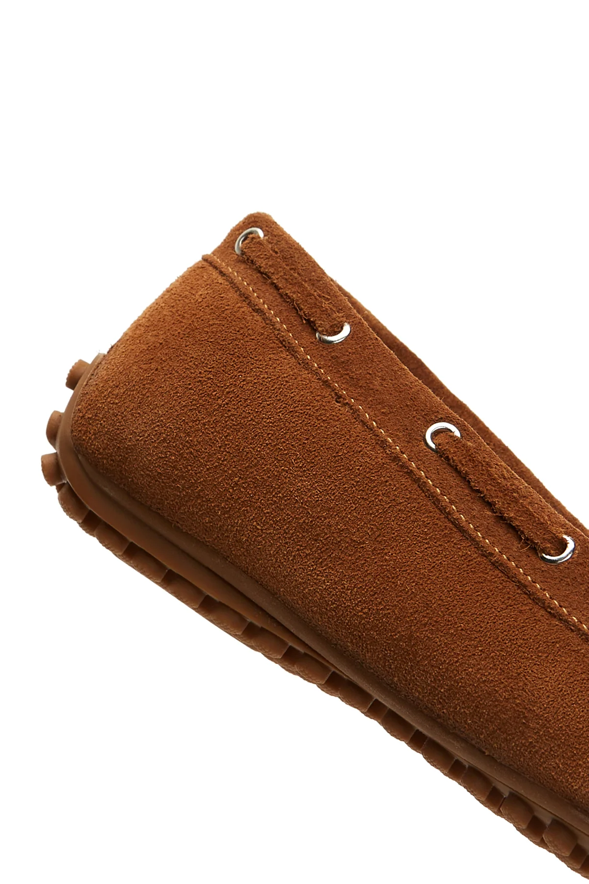 Kadın Deri Süet Loafer - Image 7