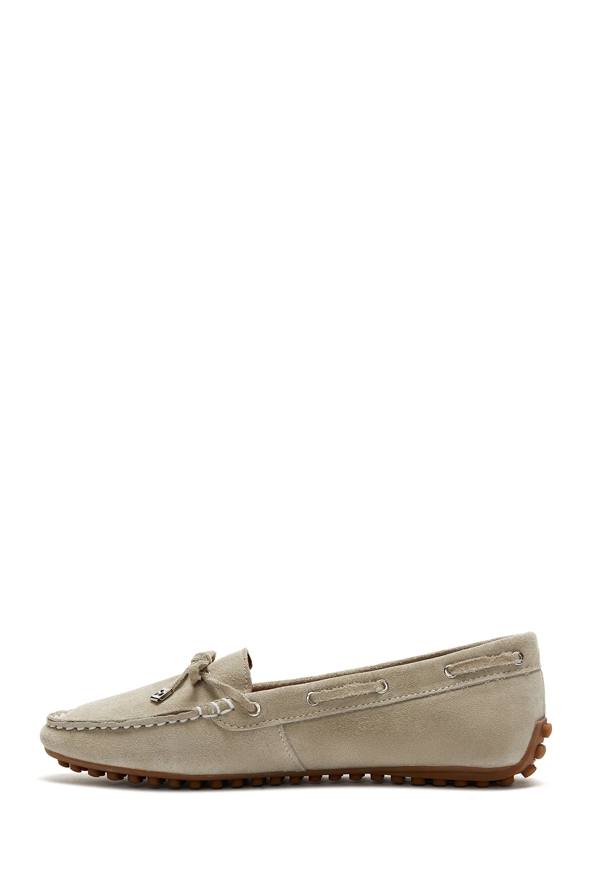 Kadın Deri Süet Loafer - Image 2