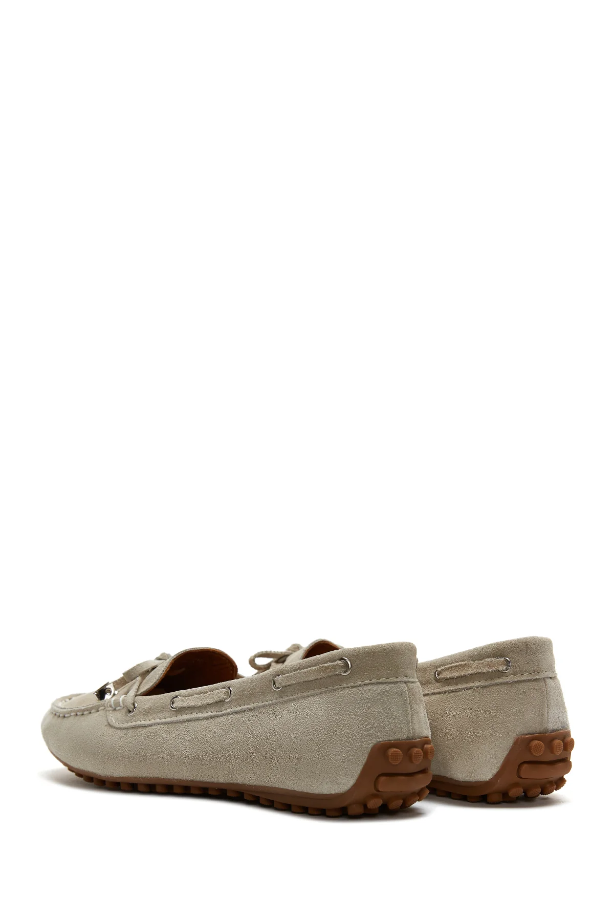 Kadın Deri Süet Loafer - Image 5