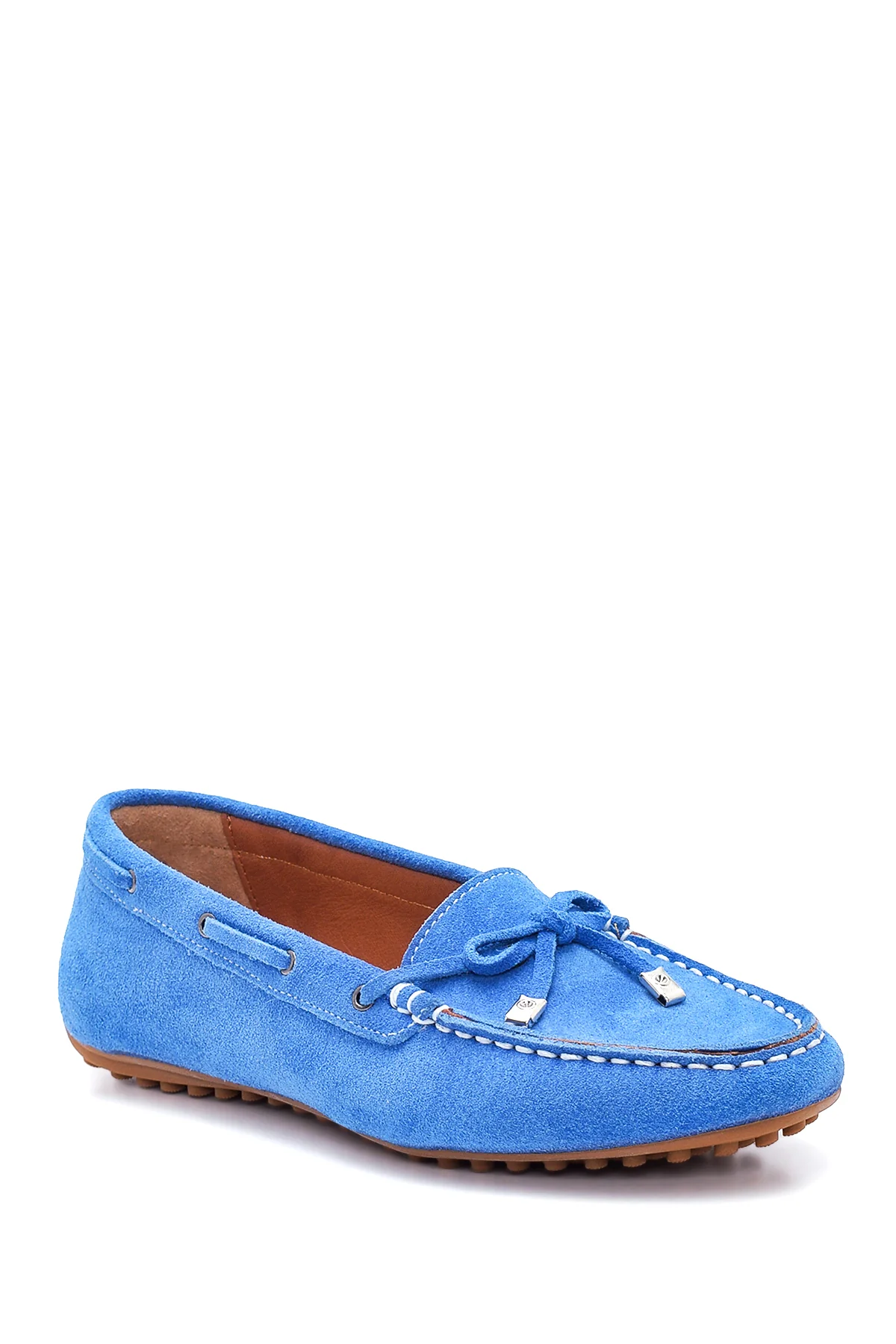Kadın Deri Süet Loafer - Image 3