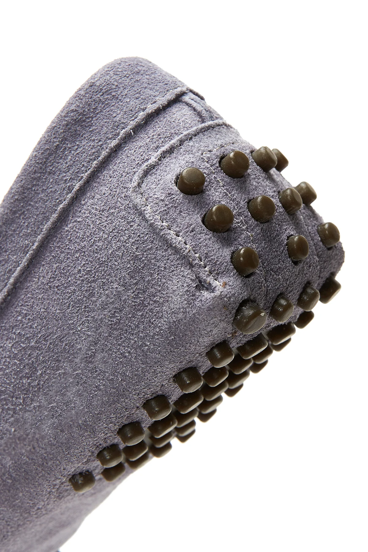 Kadın Deri Süet Püsküllü Loafer - Image 8