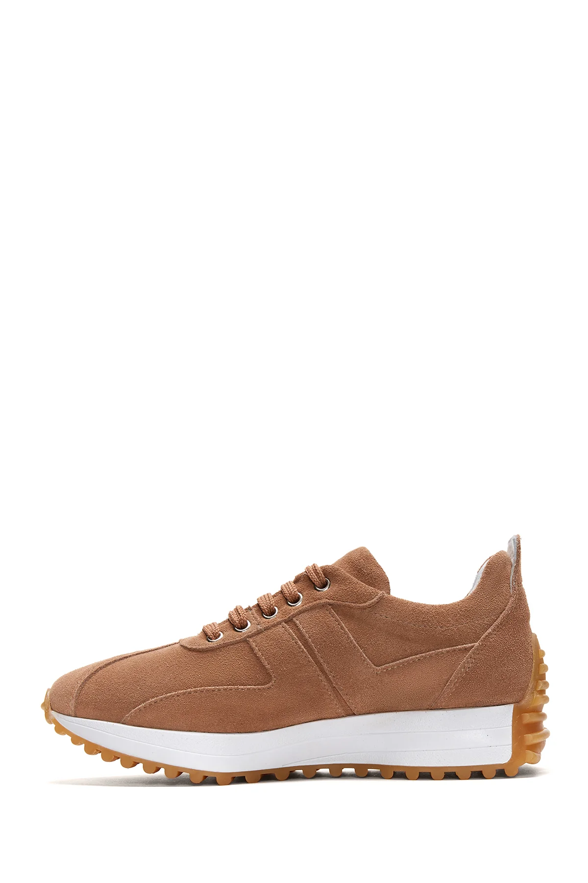 Kadın Deri Süet Sneaker - Image 2