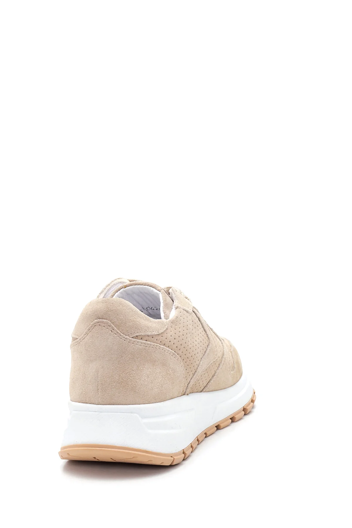 Kadın Deri Süet Sneaker - Image 5