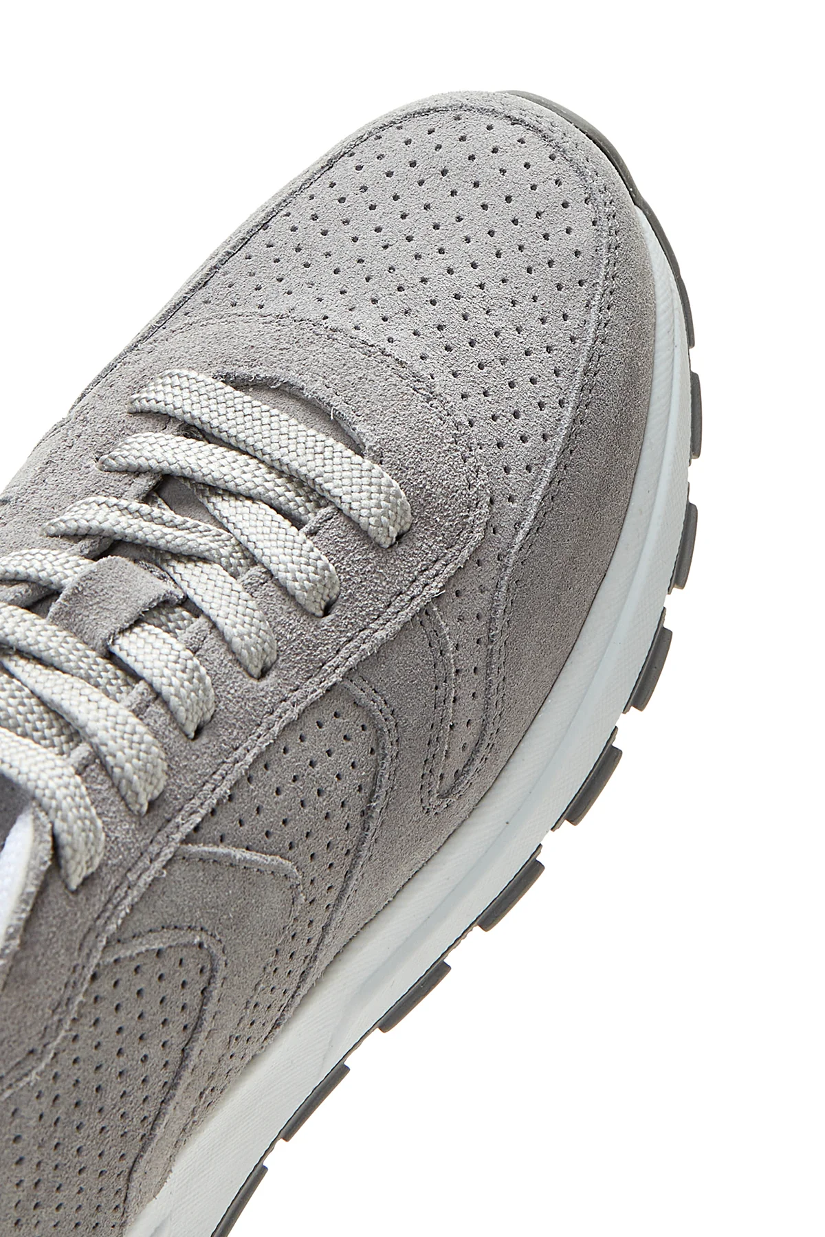 Kadın Deri Süet Sneaker - Image 8