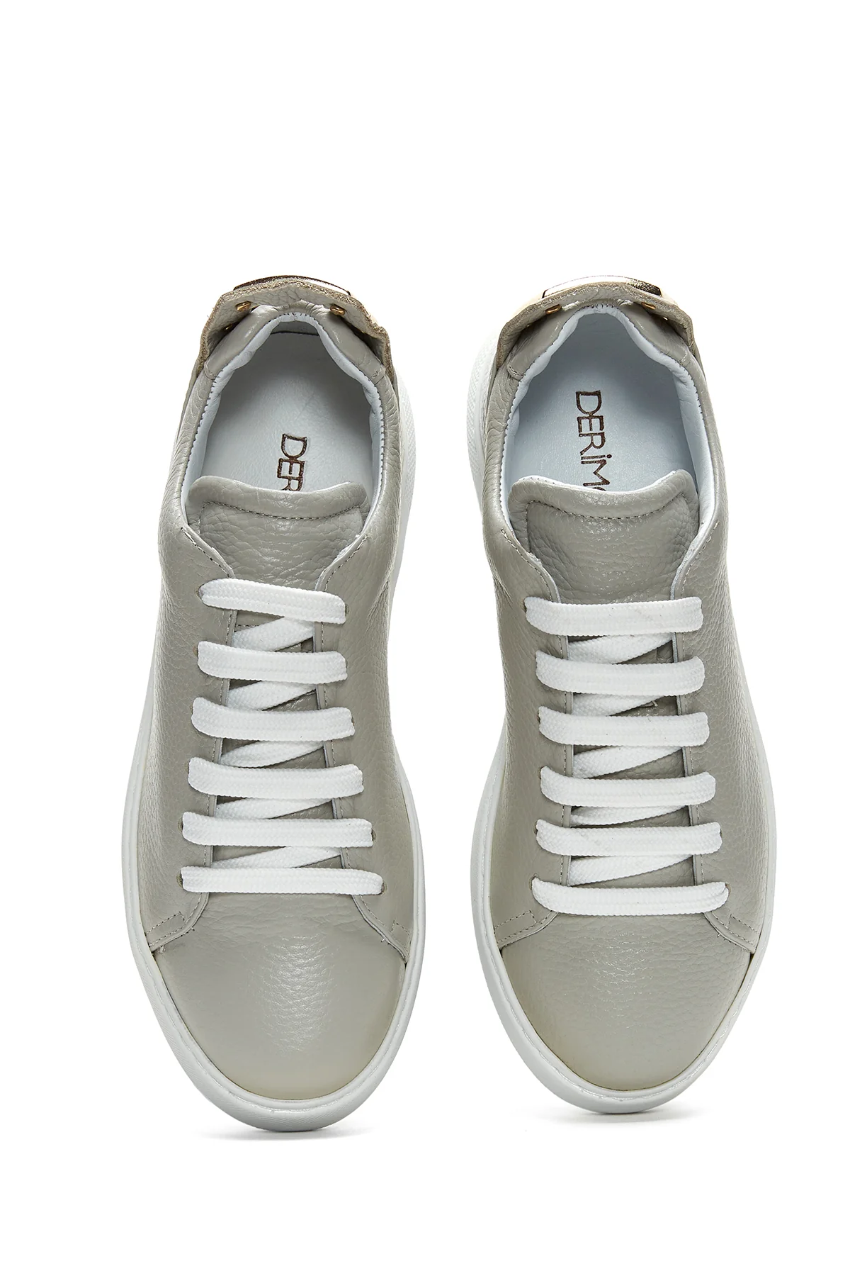 Kadın Deri Toka Detaylı Sneaker - Image 5