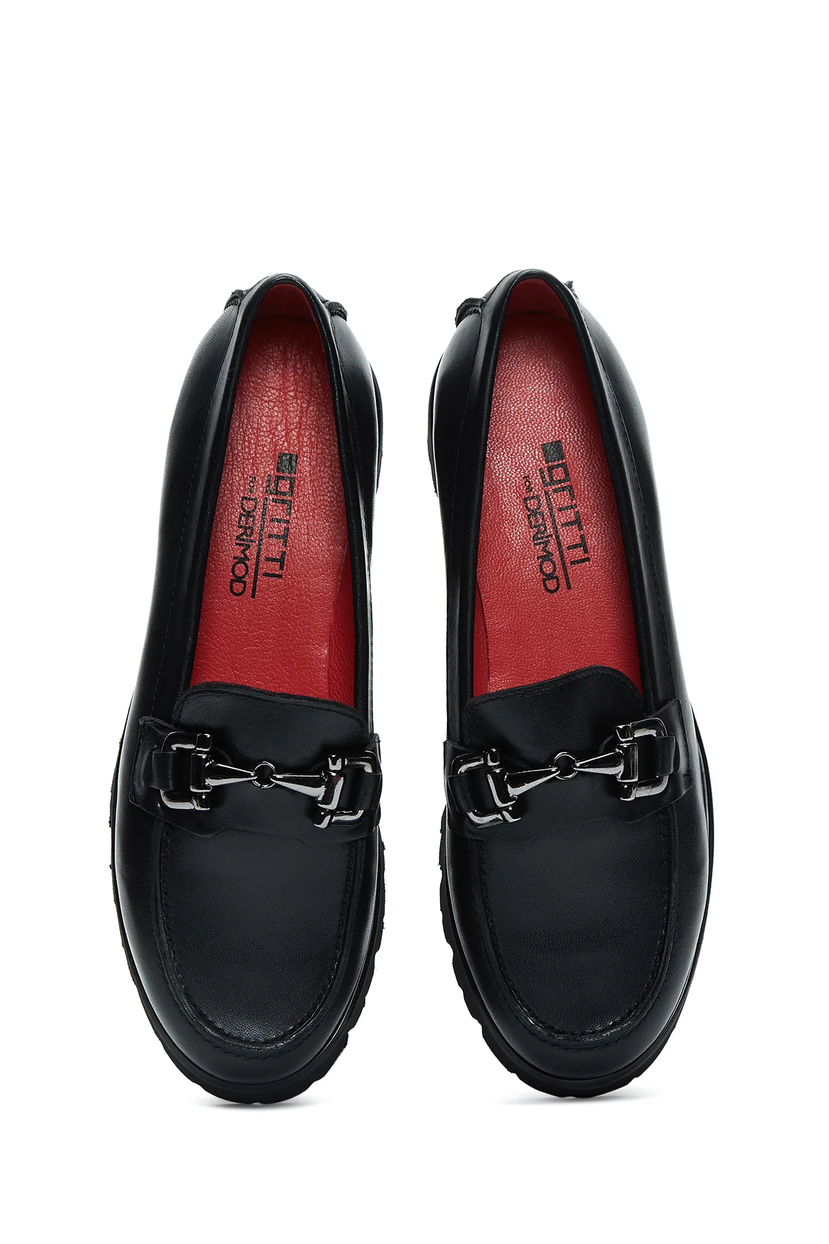Kadın Deri Tokalı Loafer - Image 6