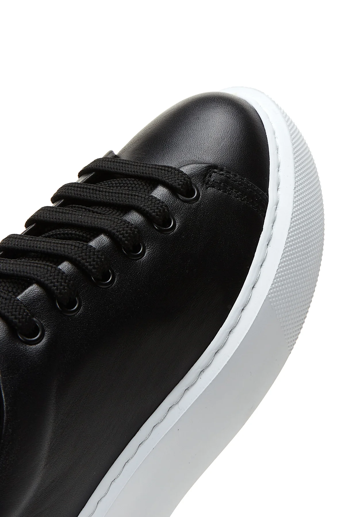 Kadın Deri Yüksek Taban Sneaker - Image 7