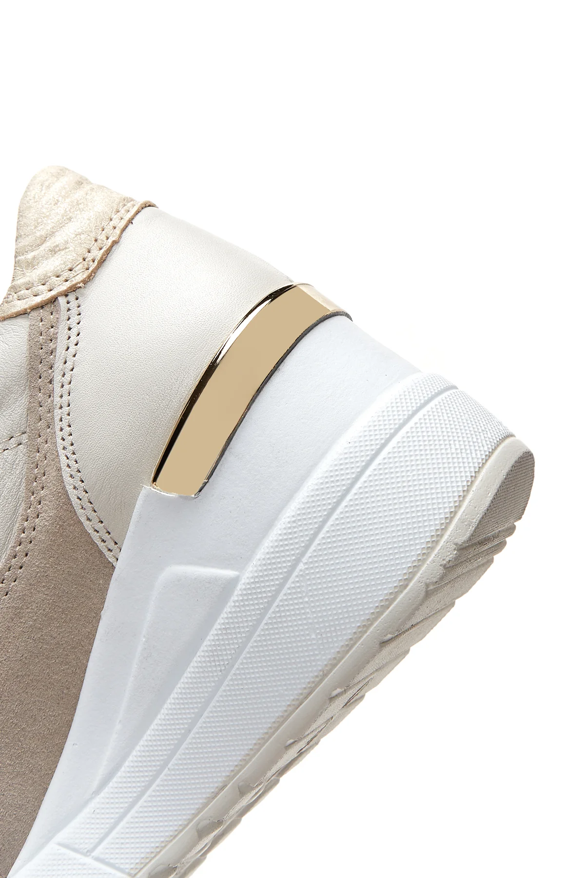 Kadın Deri Yüksek Taban Sneaker - Image 7