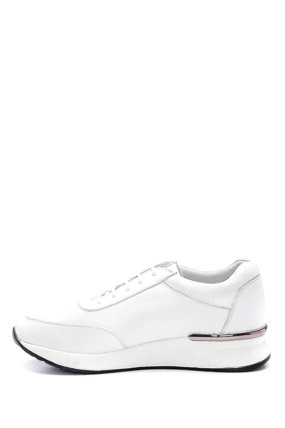 Kadın Deri Yüksek Taban Sneaker - Image 2