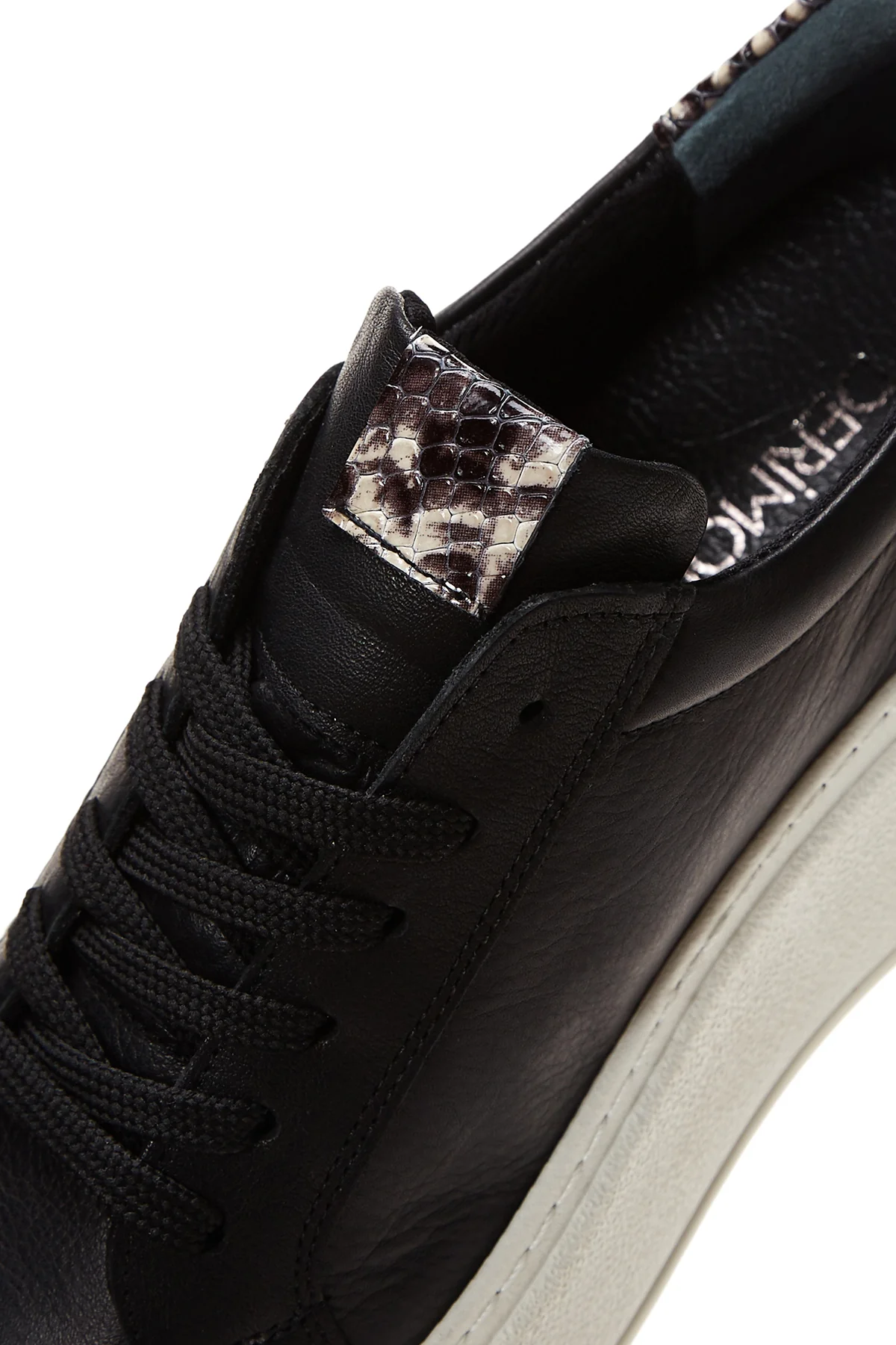 Kadın Deri Yüksek Taban Sneaker - Image 6