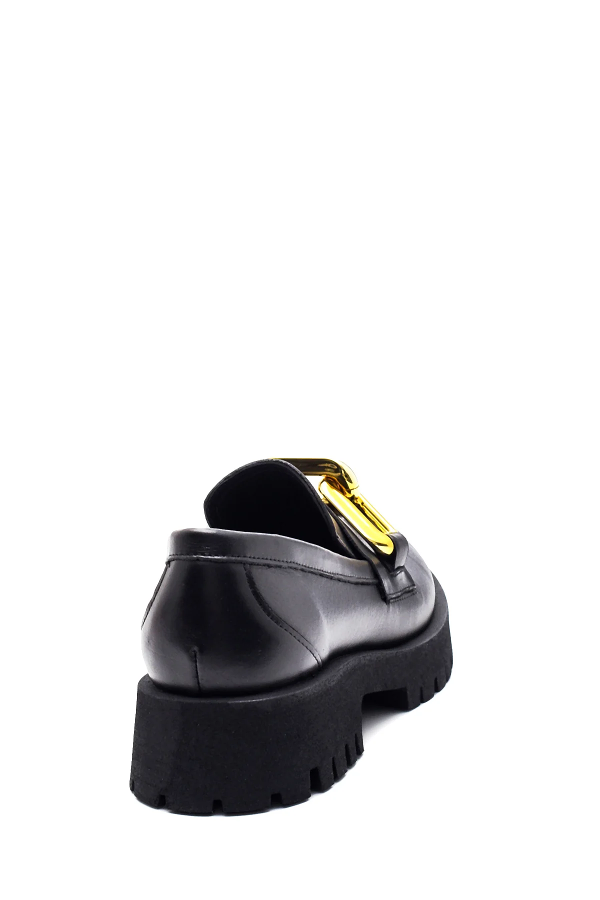 Kadın Deri Zincirli Loafer - Image 5