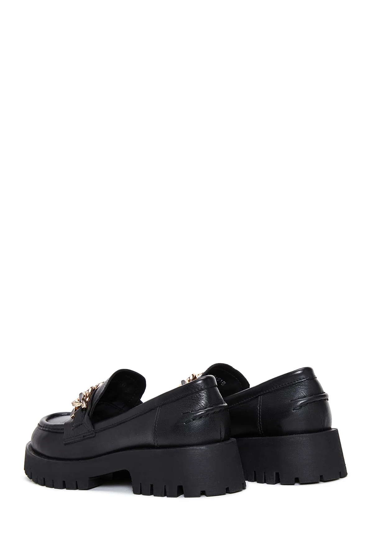 Kadın Deri Zİncirli Loafer - Image 5