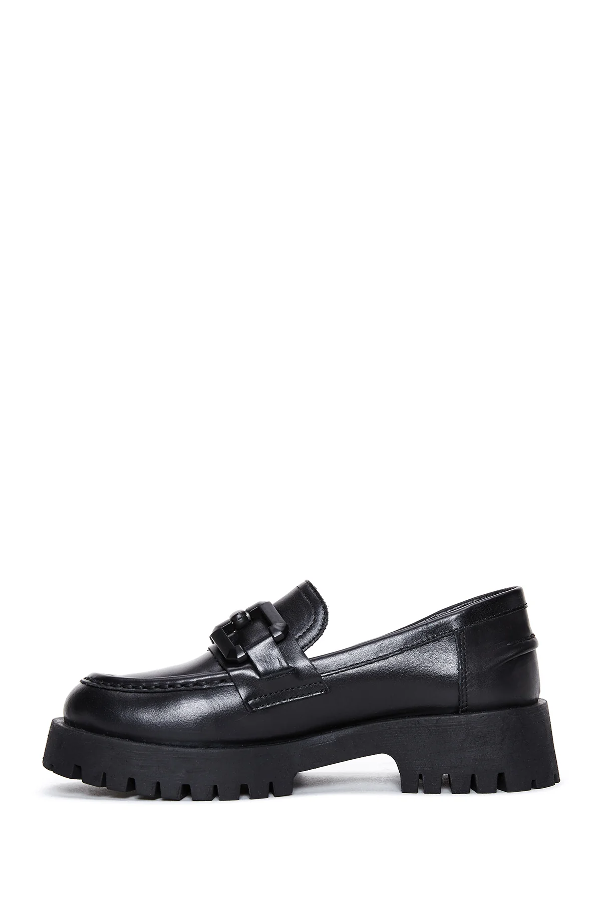 Kadın Deri Zİncirli Loafer - Image 2