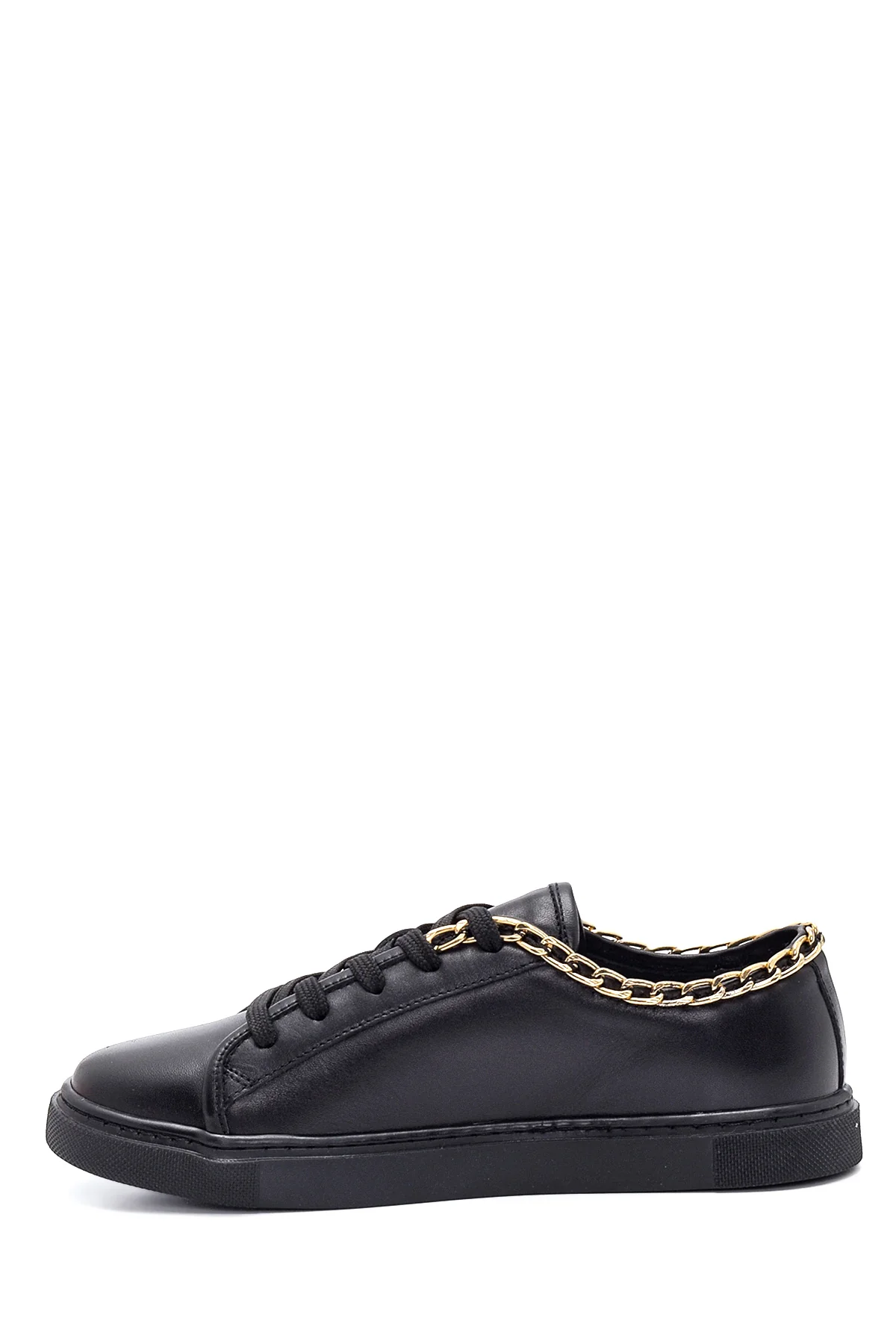 Kadın Deri Zincirli Sneaker - Image 2