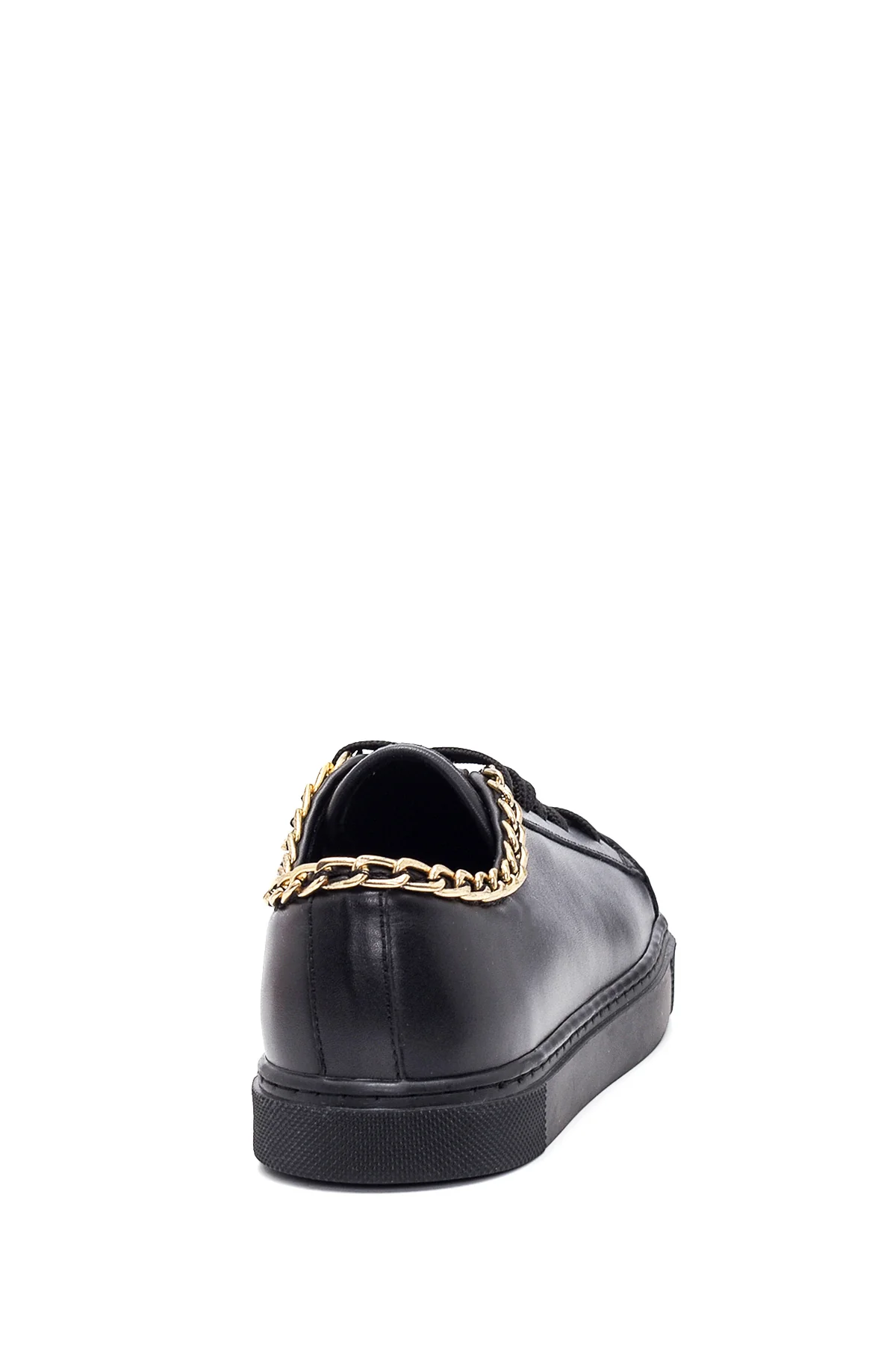 Kadın Deri Zincirli Sneaker - Image 5