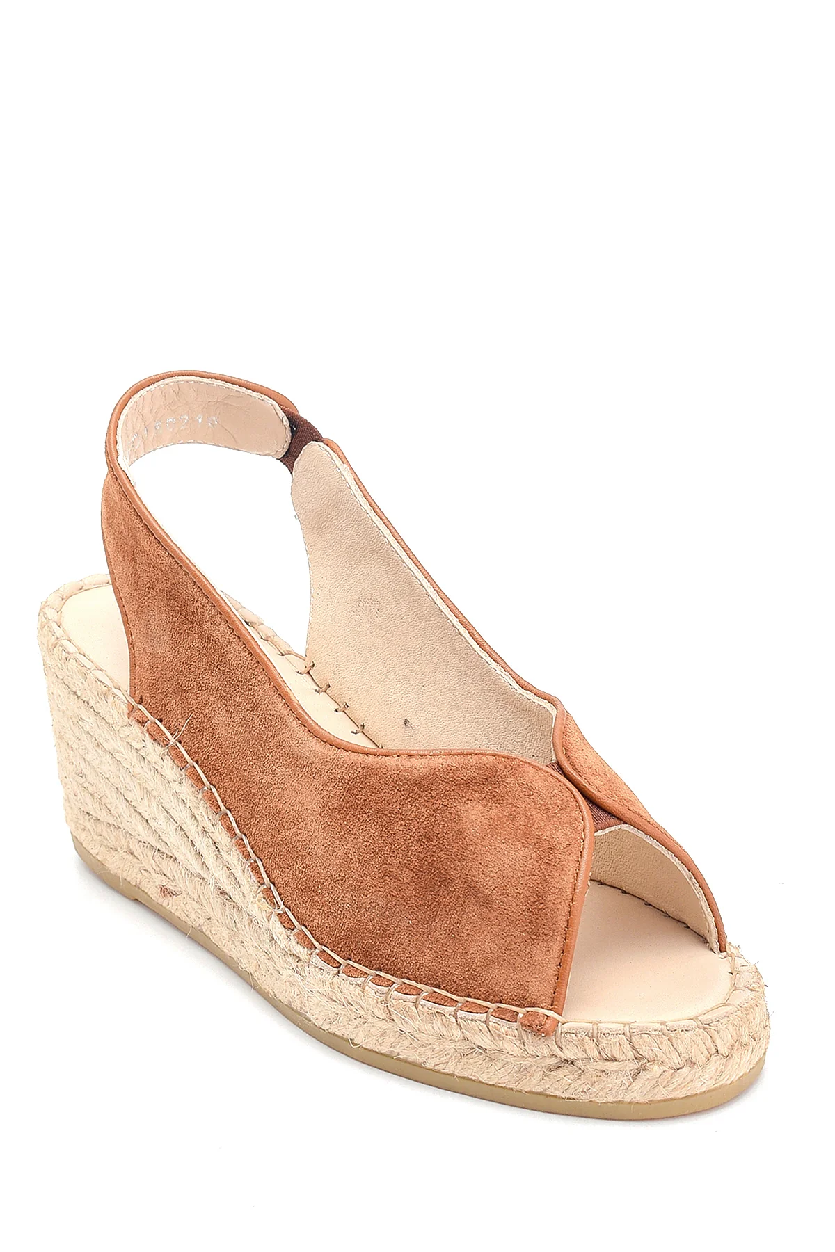 Kadın Dolgu Topuk Deri Espadril - Image 2