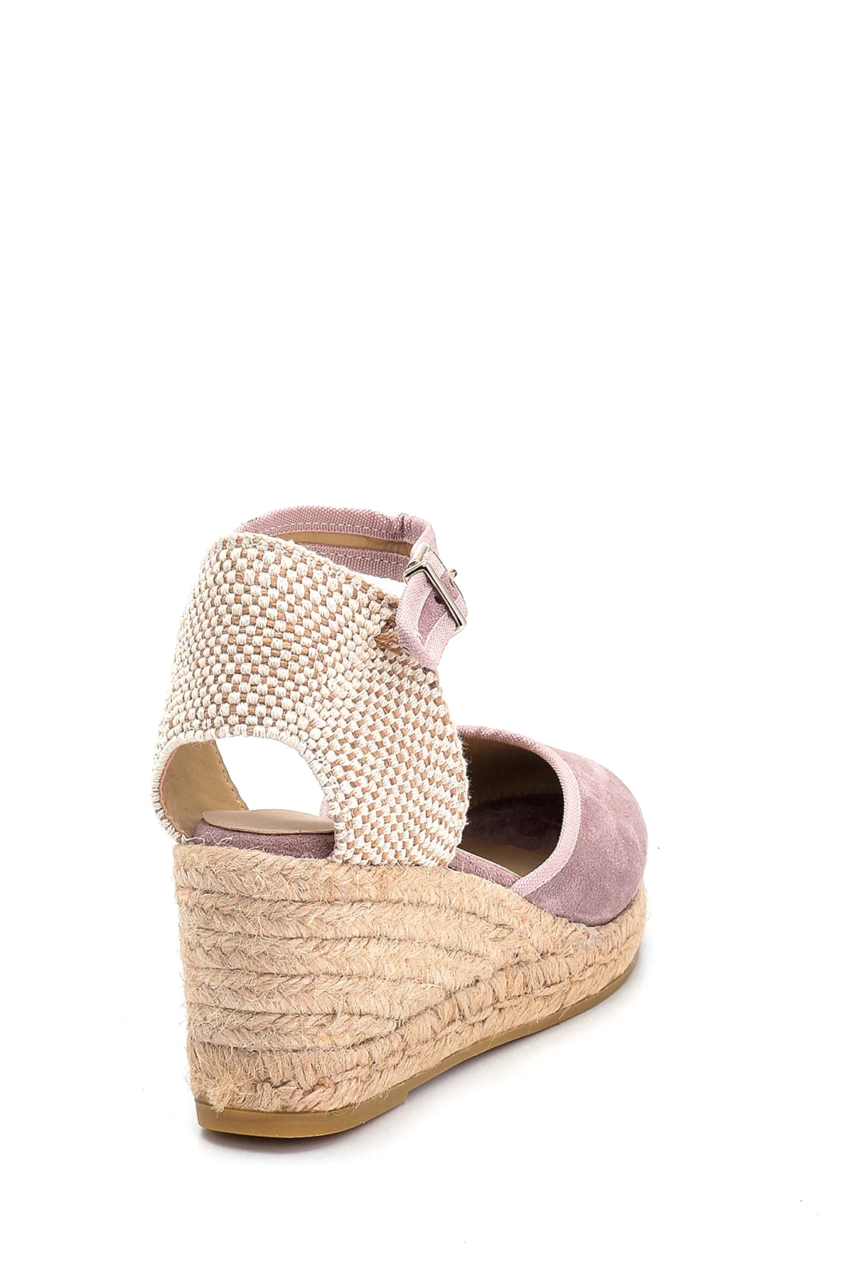 Kadın Dolgu Topuk Süet Espadril - Image 4
