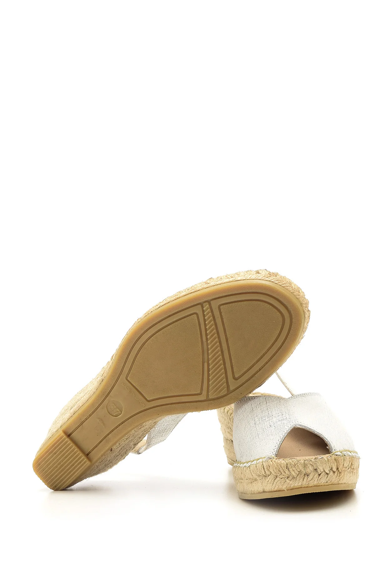 Kadın Dolgu Topuklu Burnu Açık Espadril Ayakkabı - Image 4