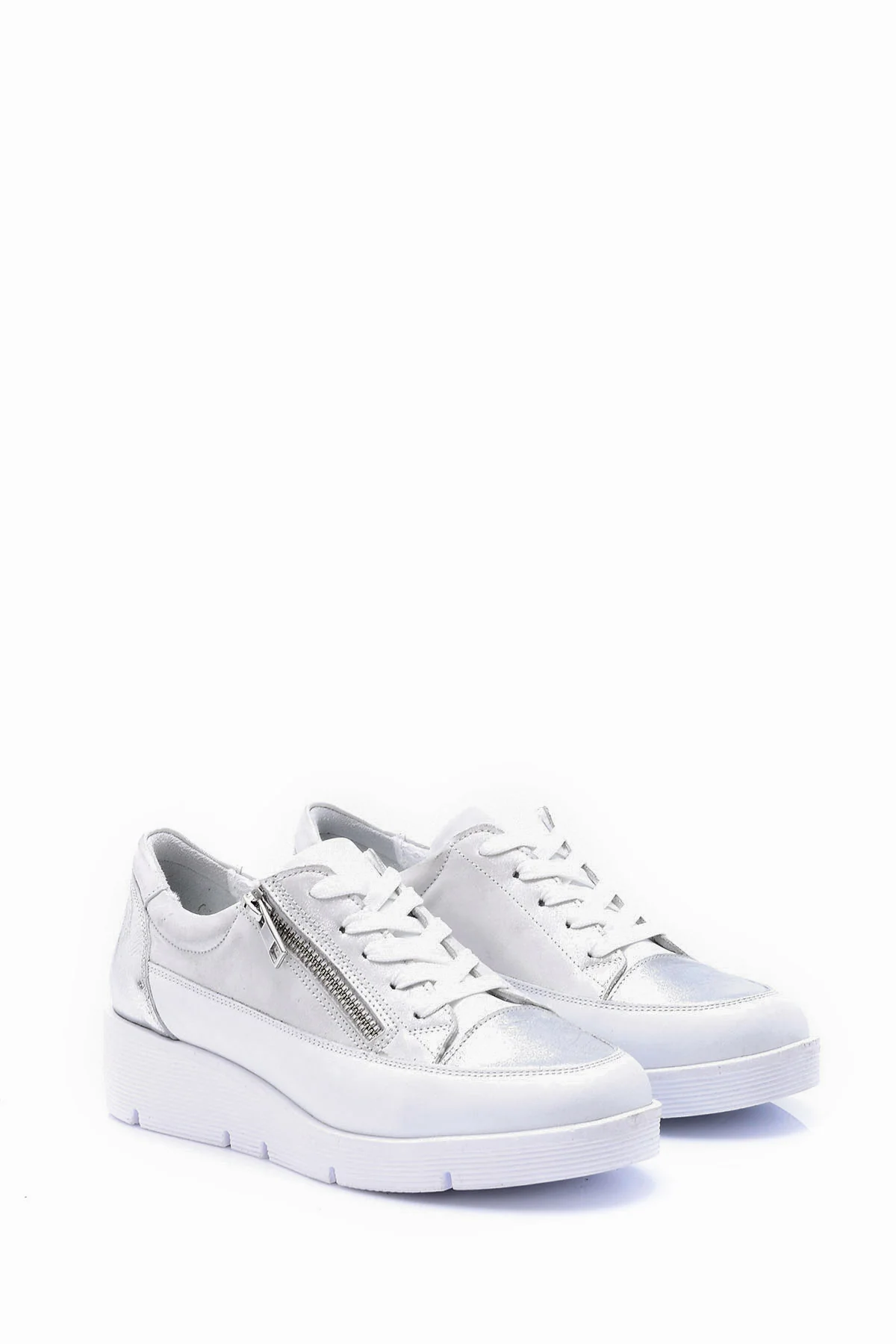 Kadın Fermuar Detaylı Sneaker - Image 3