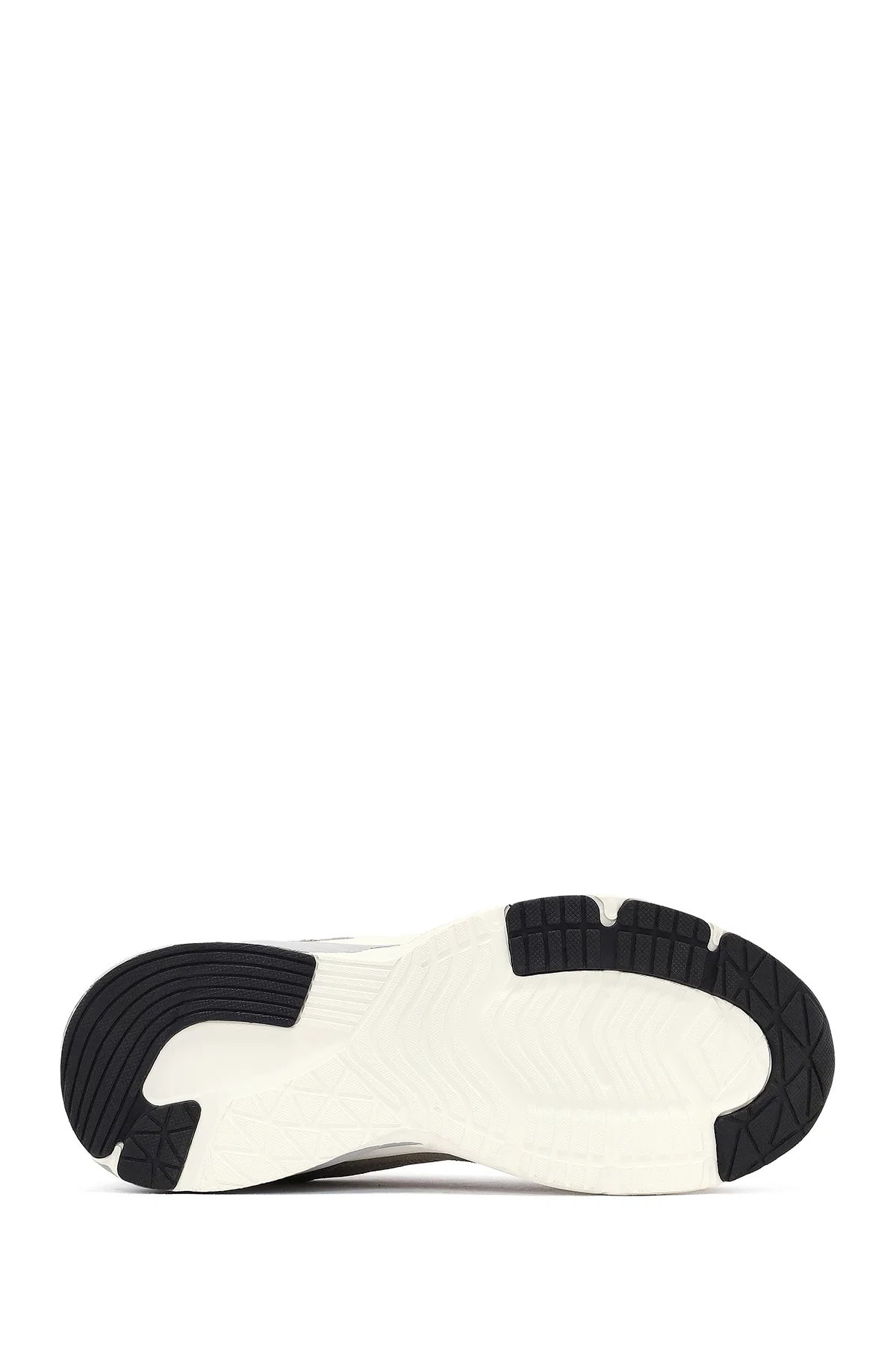 Kadın Gri Bağcıklı Kalın Tabanlı Sneaker - Image 4
