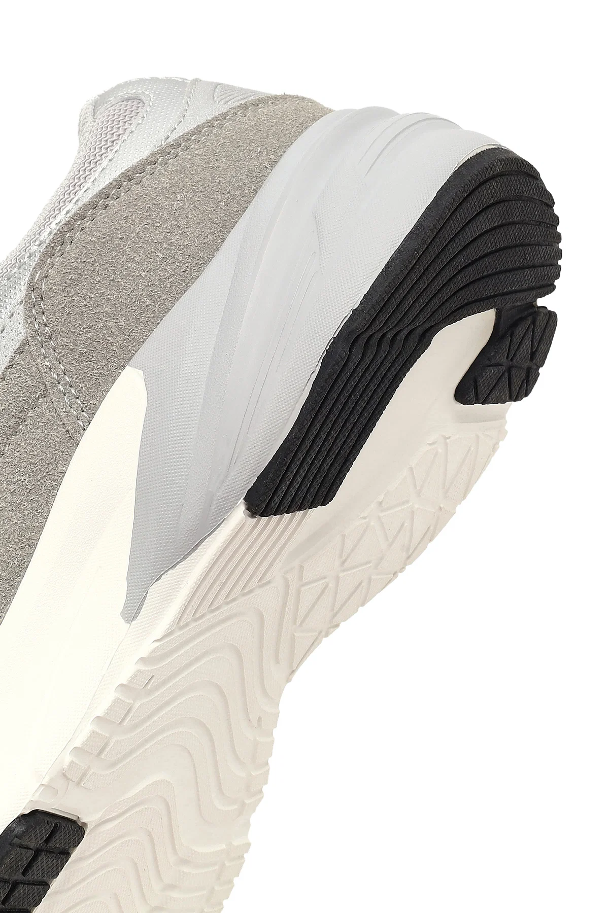 Kadın Gri Bağcıklı Kalın Tabanlı Sneaker - Image 8