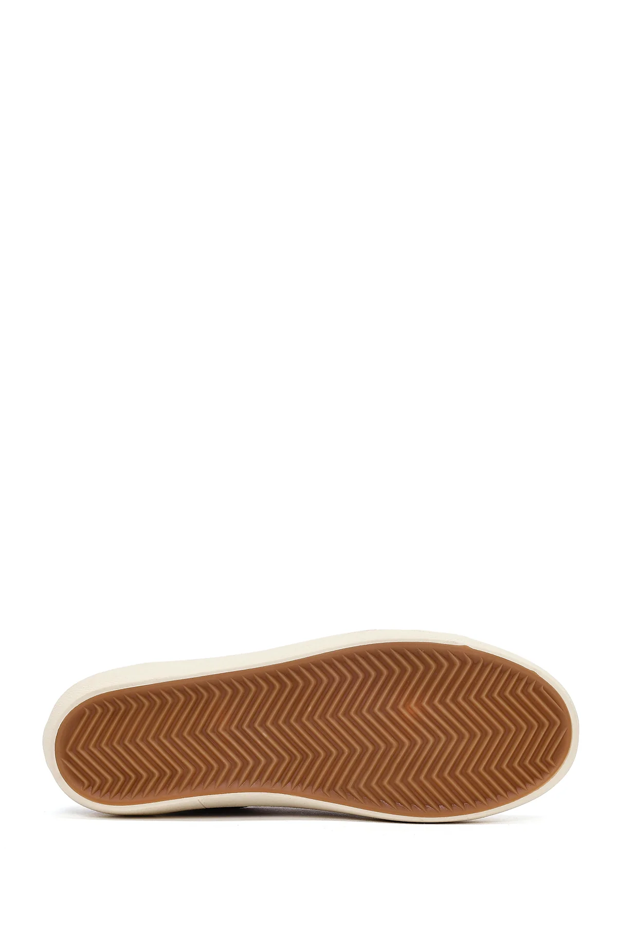 Kadın Gri Bağcıklı Süet Deri Sneaker - Image 5