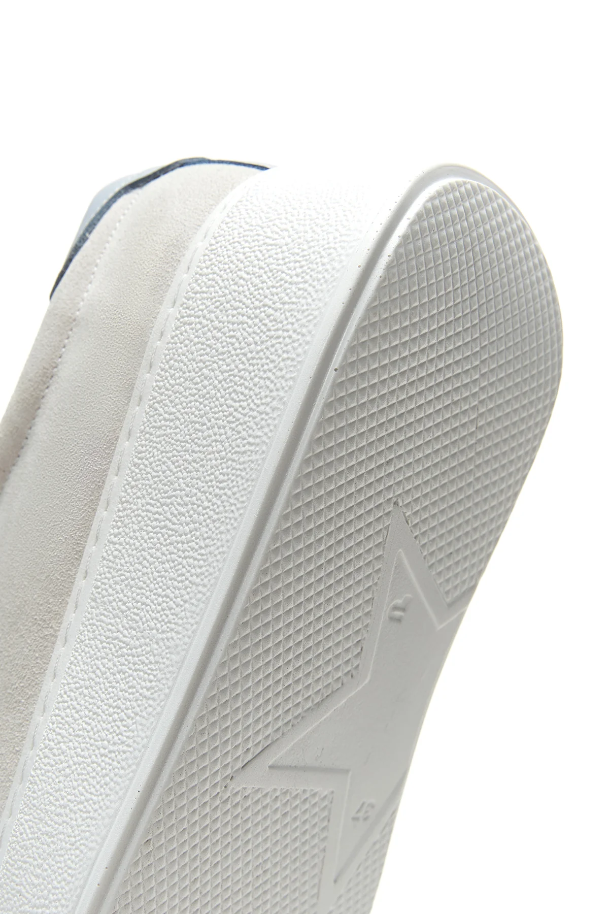 Kadın Gri Süet Deri Kalın Tabanlı Sneaker - Image 7
