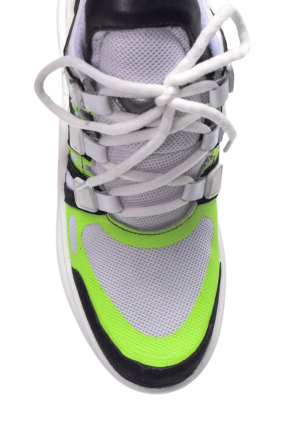 Kadın Gümüş Detaylı Sneaker - Image 6